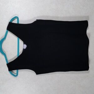 02122 Chico's Travelers black v-neck tank top 0 S NWT